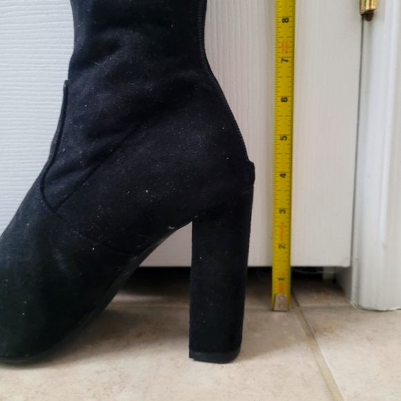 Steve Madden Emotions Block Heel OTK Boots - Picture 7 of 8